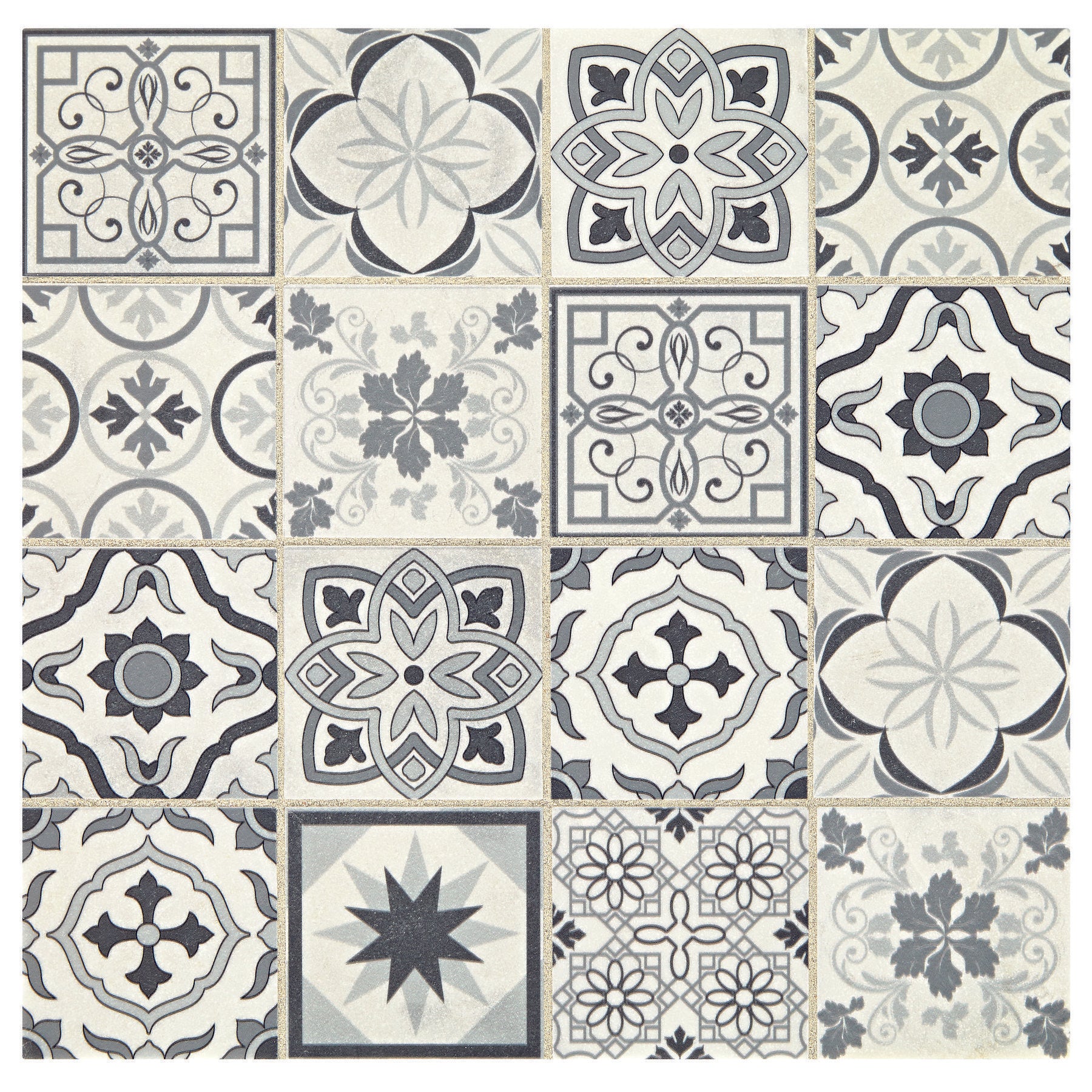 Daltile - Sublimity Encaustic Tile - Power Sequence SB60