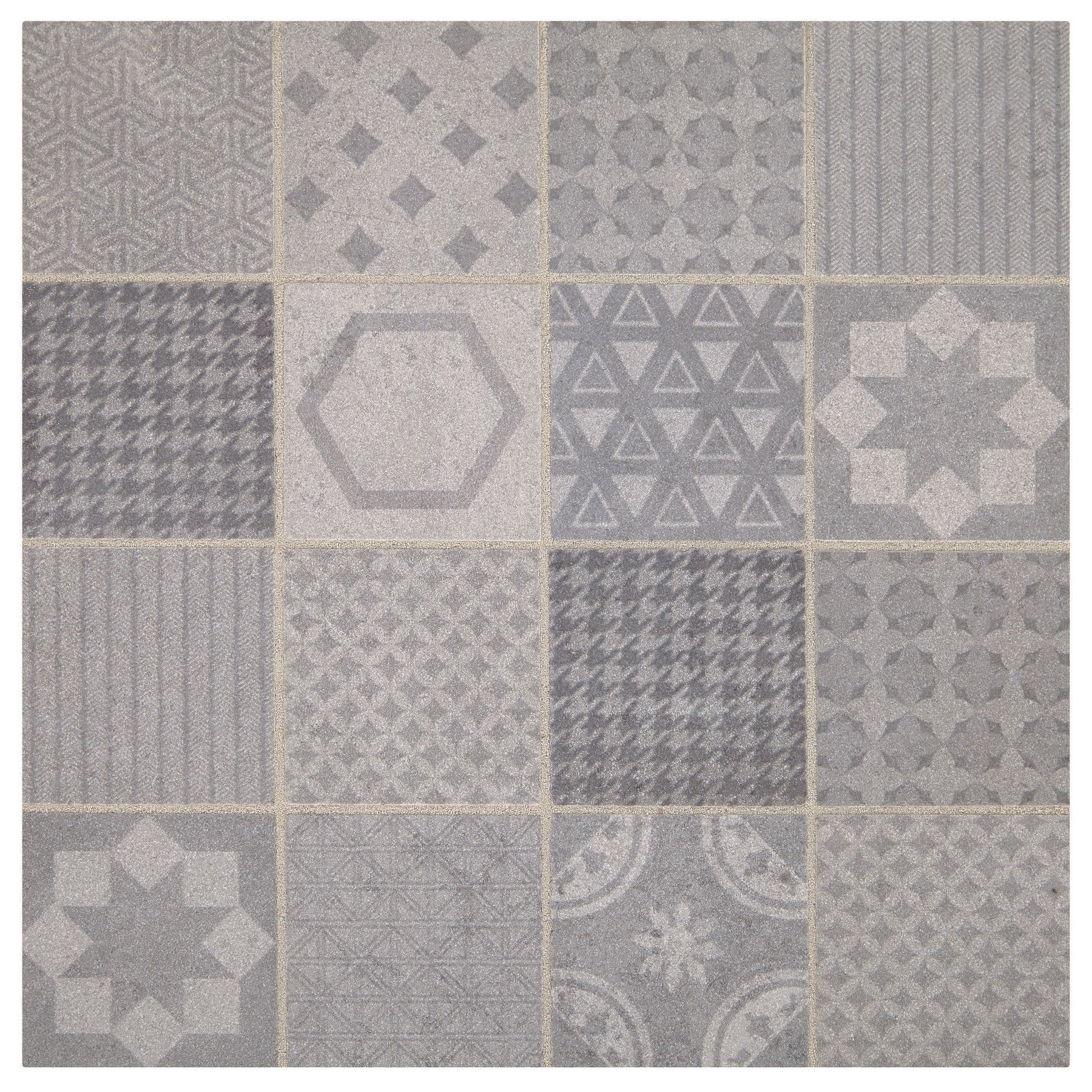 Daltile - Sublimity Encaustic Tile - Sculpt Sequence SB65