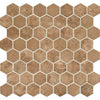See Daltile Vintage Hex 1 ½ in. Hexagon Mosaic - Legacy Sepia