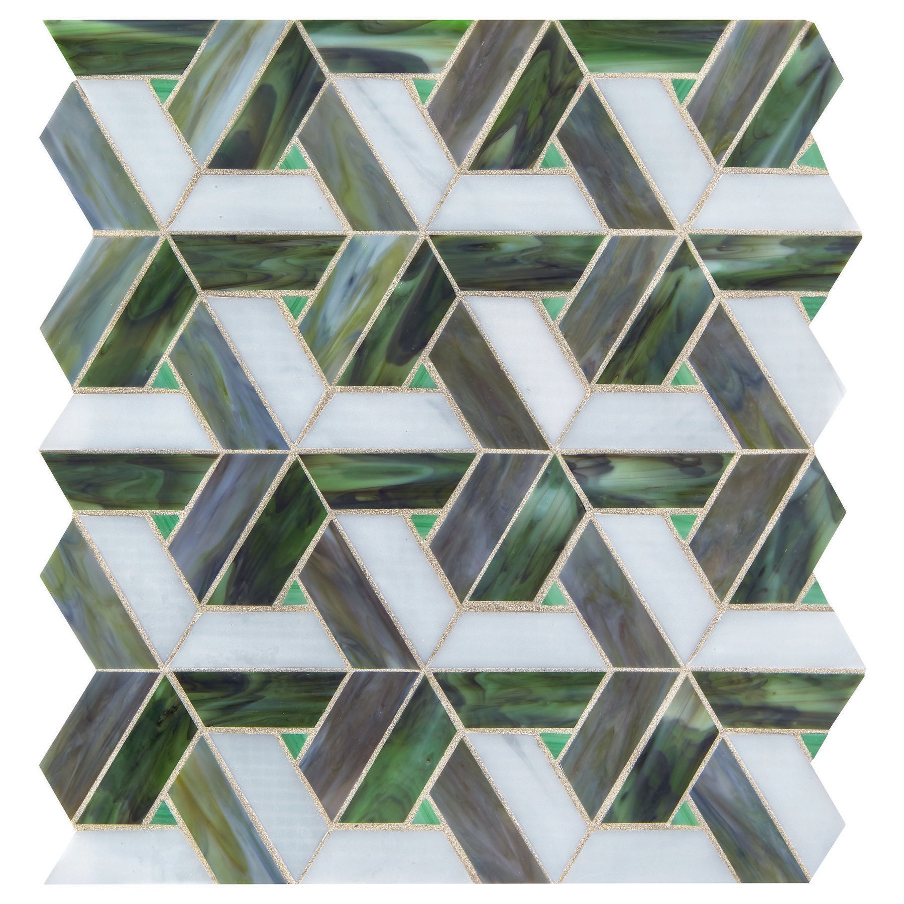 Daltile - Vivify Mosaic - Enchanted Green VF02