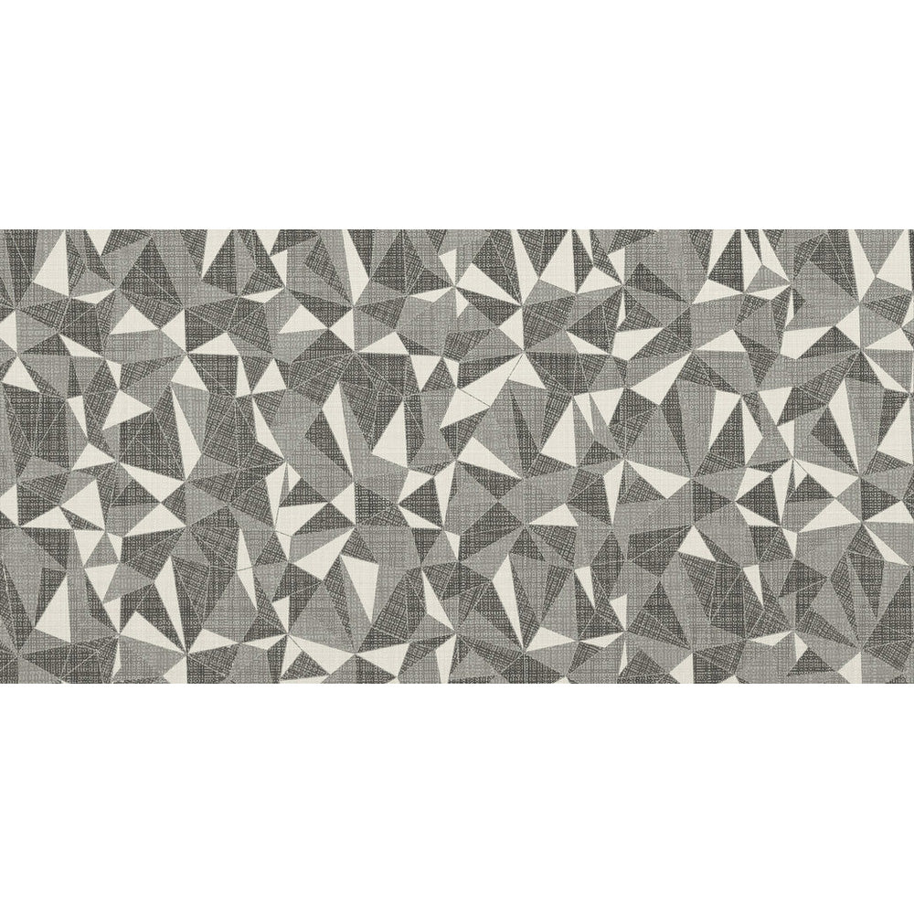 Daltile Fabric Art 12 in. x 24 in. Modern Kaleidoscope - White Ash Prism MK71