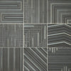 See Daltile Geometric Fusion 8 in. x 8 in. Colorbody Porcelain Tile - Graphite GF03