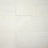 See Daltile Geometric Fusion 8 in. x 8 in. Colorbody Porcelain Tile - Pearl GF01