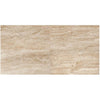 See Daltile Marble Attache 12 in. x 24 in. Colorbody Porcelain Tile - Satin Travertine MA85