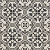See Daltile Memoir - 12 in. x 12 in. Glazed Ceramic Tile - Petal Black ME21