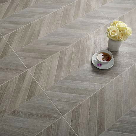 Daltile Trellis Oak 9 in. x 36 in. Porcelain Floor Tile - Amber TR20