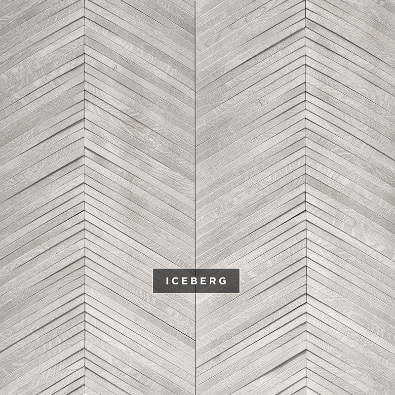 DuChateau - Arc Chevron Wall Coverings - Iceberg