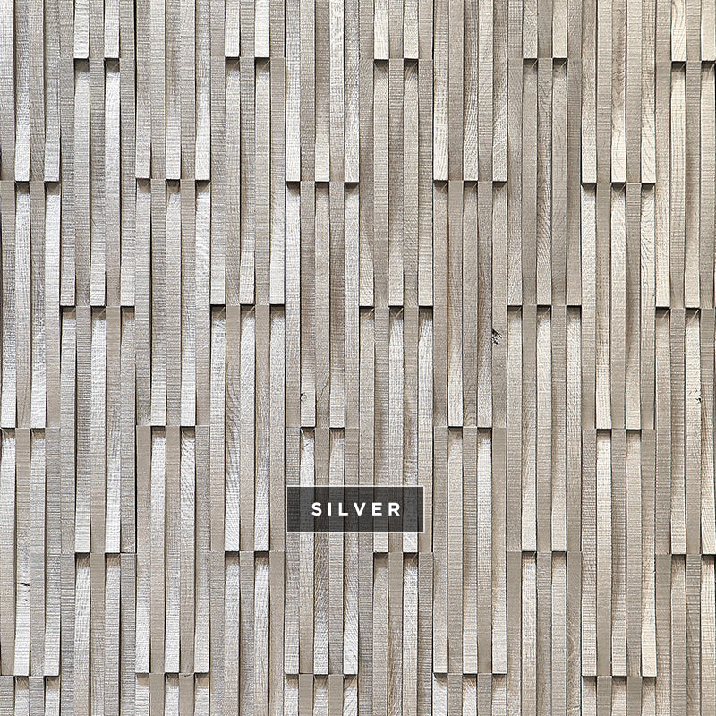 DuChateau - Curva Wall Coverings - Silver
