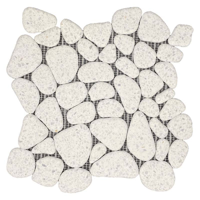Maniscalco - Eco Rocks Series - 12" x 12" Terrazzo Mosaic - Crushed Crystal