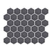 CommodiTile - Elements 2" Hexagon Mosaic - Carbon