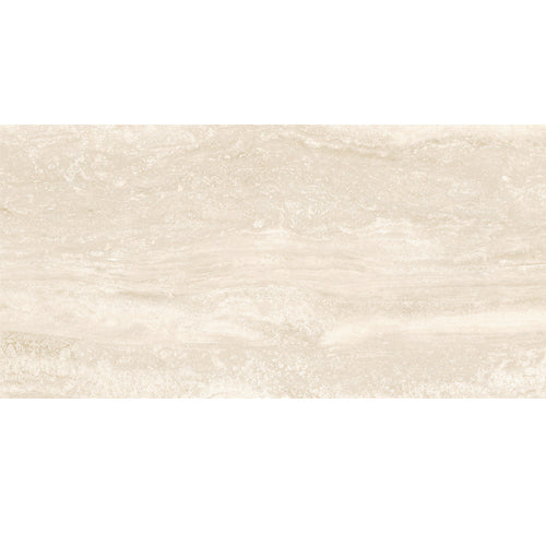 Cobsa - Tuscany Vein Cut Series 12 in. x 24 in. Matte Rectified Porcelain Tile - Ivory