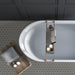 CommodiTile - Elements 2" Hexagon Mosaic - Lead Installed