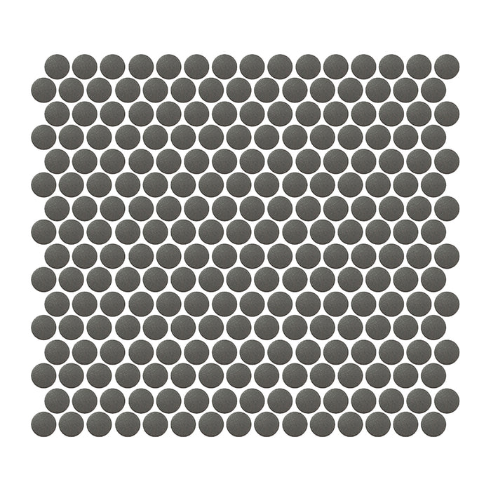 CommodiTile - Elements Pennyround Mosaic - Lead