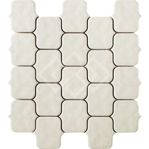 Enzo Tile - Horizon Porcelain Mosaic Tile - Linen