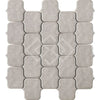 See Enzo Tile - Horizon Porcelain Mosaic Tile - Pewter