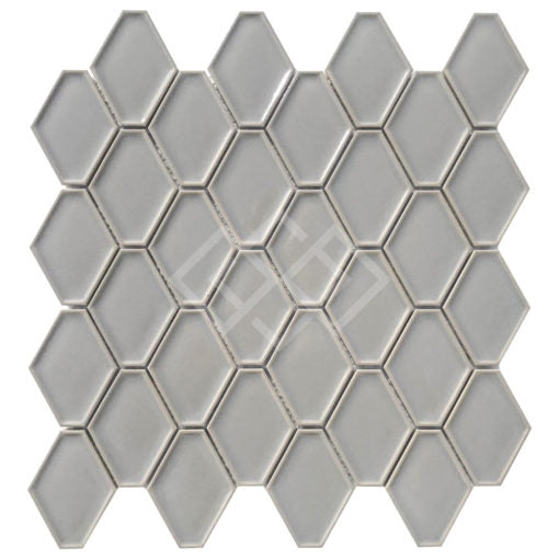 Enzo Tile - Millennium Porcelain Diamond Mosaic Tile - Flint