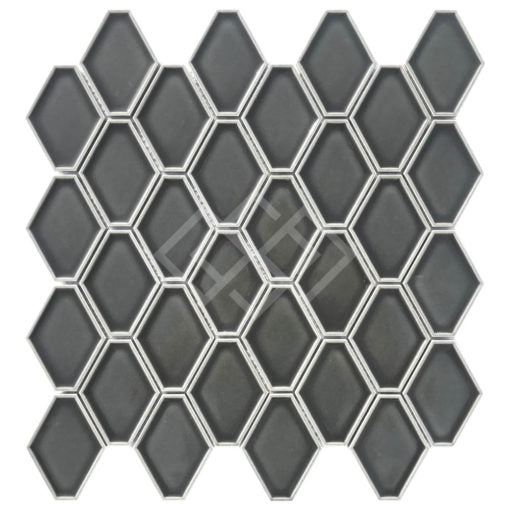 Enzo Tile - Millennium Porcelain Diamond Mosaic Tile - Dusk