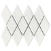 Enzo Tile - Millennium Porcelain Harlequin Mosaic Tile - Snow