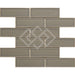 Enzo Tile - Millennium 2" x 6" Porcelain Brick Mosaic Tile - Timber