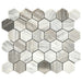 Enzo Tile - Paragon Marble Mosaic Tile - 2" Hex Honed