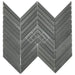Enzo Tile - Volcano Basalt Mosaic Tile - Chevron
