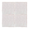See Lungarno - Melody 5 in. x 5 in. Undulated Wall Tile - Easton White