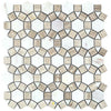 See Elysium - Aether Loft 11.5 in. x 12 in. Marble Mosaic