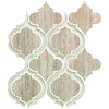 See Elysium - Alice Grey 9.75 in. x 11.75 in. Glass & Stone Mosaic