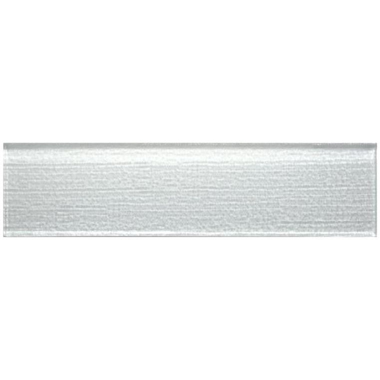 Elysium Amazon Silver Sparkle 3 in. x 12 in. Glass Mosaic