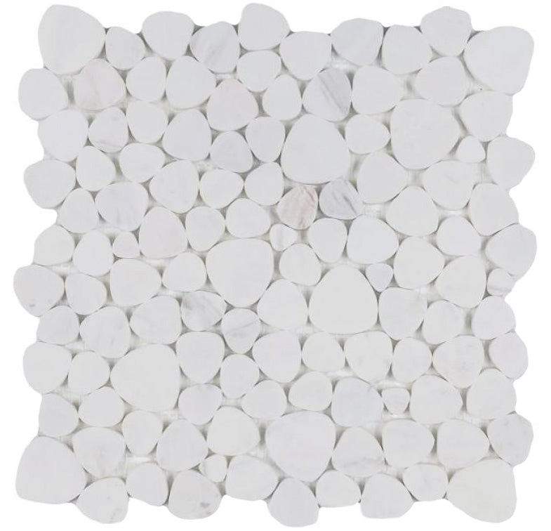 Elysium Aphrodite White Marble Mosaic