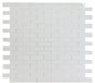 Elysium - Casale White Shining 11.75 in. x 11.75 in. Glass Mosaic