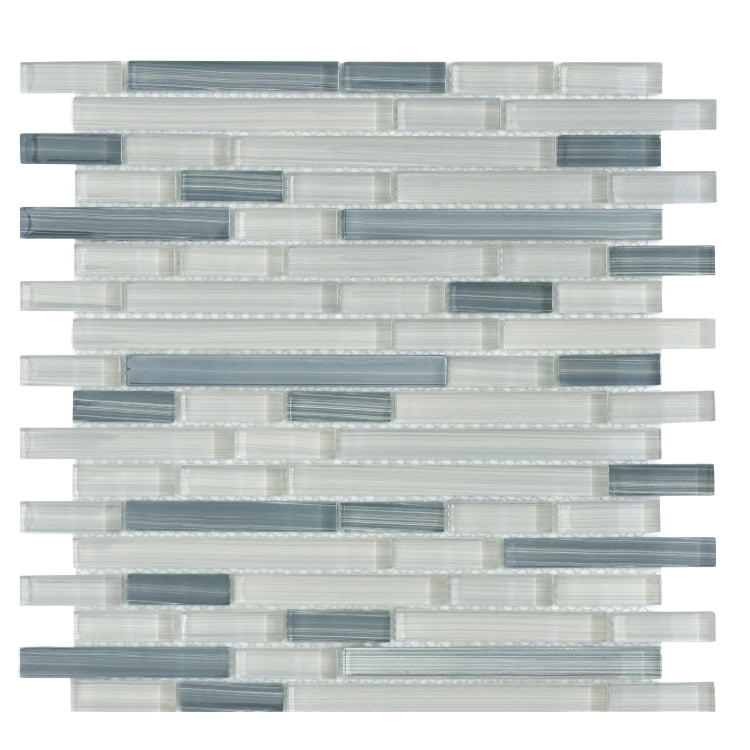 Elysium - Grey Label 11.75 in. x 12 in. Glass Mosaic