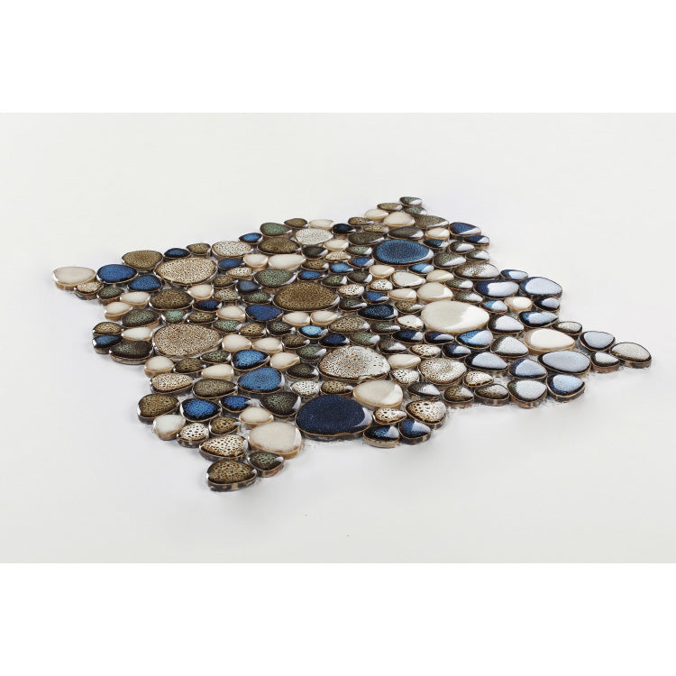 Elysium - Growing Atlas 11.5 in. x 11.5 in. Porcelain Mosaic