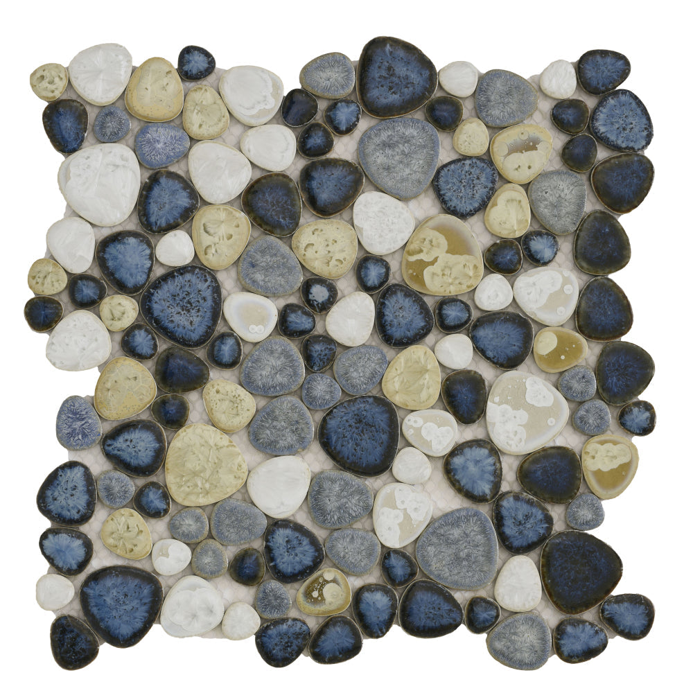 Elysium - Growing Ocean 11.5 in. x 11.5 in. Porcelain MosaicElysium - Growing Ocean 11.5 in. x 11.5 in. Porcelain Mosaic