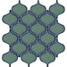 Elysium - Hulu Green 9.75 in. x 9.75 in. Porcelain Mosaic