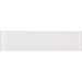 Elysium - Lucy White Glossy 4 in. x 16 in. Glass Mosaic