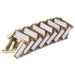 Elysium - Tango White Large Porcelain Mosaic Roll