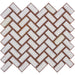 Elysium - Tango White Large Porcelain Mosaic