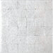 Elysium - Textured Thassos 11.75 in. x 11.75 in. Stone Mosaic