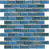 See Emser Tile - Afloat - 1 in. x 2 in. Glazed Porcelain Mosaic - Teal