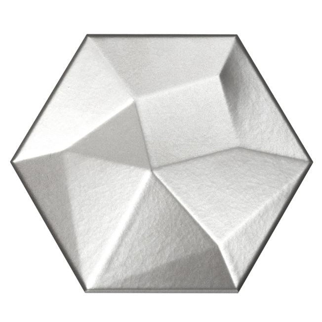 Emser Tile - Code 6 in. x 7 in. Hexagon High Tile - Metallic
