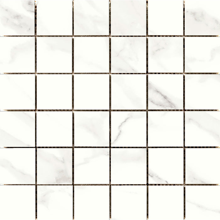 Emser Tile - Contessa™ Dama - 2 in. x 2 in. Glazed Porcelain Mosaic - Polished