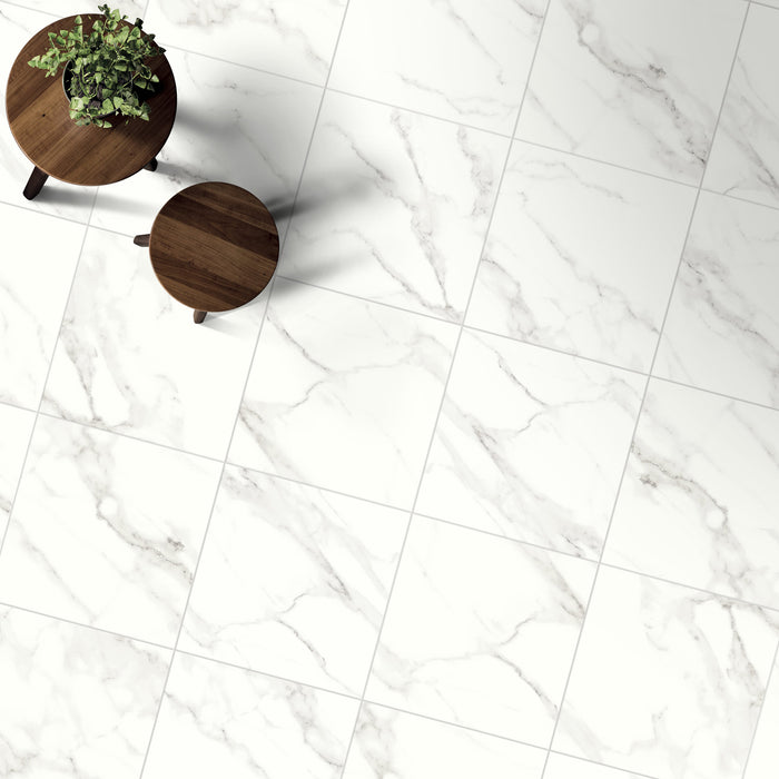 Emser Tile - Contessa Dama Polished - 23 in. x 23 in. Glazed Porcelain Tile