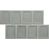 See Emser Tile - Cuadro - 9 in. x 14 in. Glazed Porcelain Mosaic - Gray Frame
