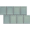 See Emser Tile - Cuadro - 9 in. x 14 in. Glazed Porcelain Mosaic - Sky Frame