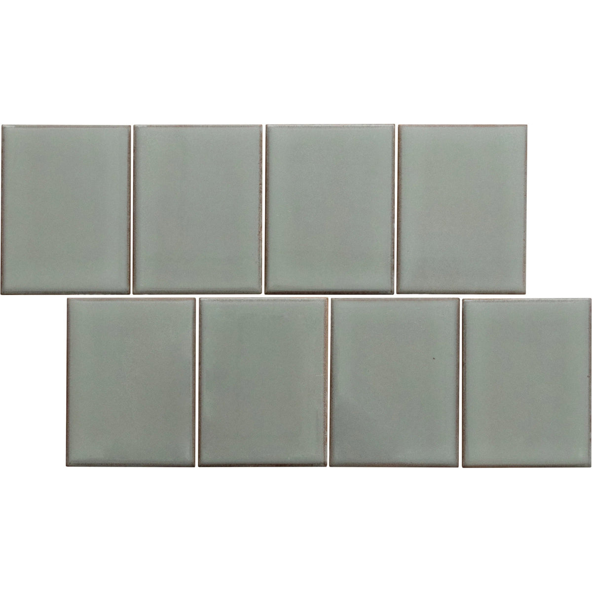 Emser Tile - Cuadro - 9 in. x 14 in. Glazed Porcelain Mosaic - Gray