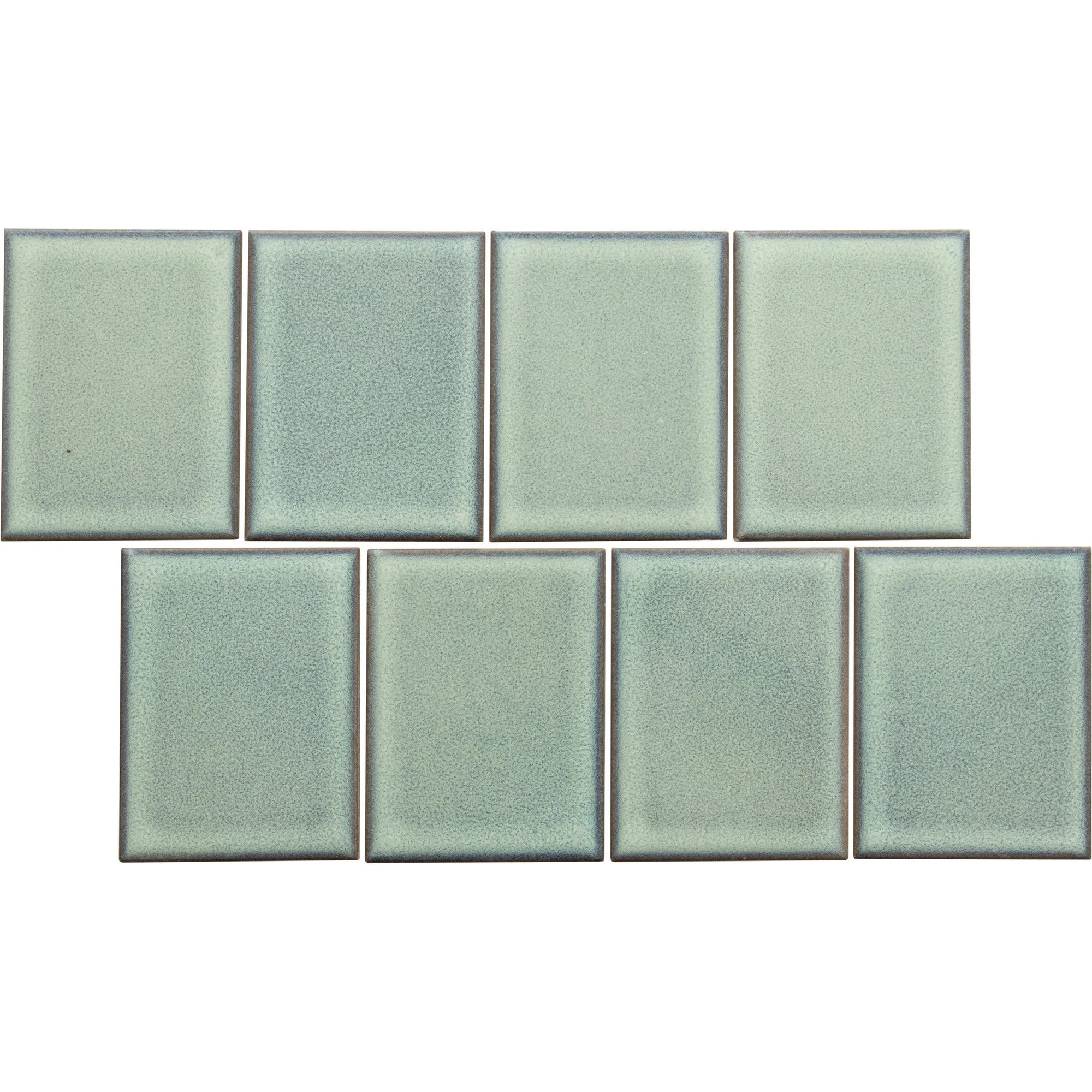 Emser Tile - Cuadro - 9 in. x 14 in. Glazed Porcelain Mosaic - Sky