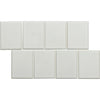See Emser Tile - Cuadro - 9 in. x 14 in. Glazed Porcelain Mosaic - White