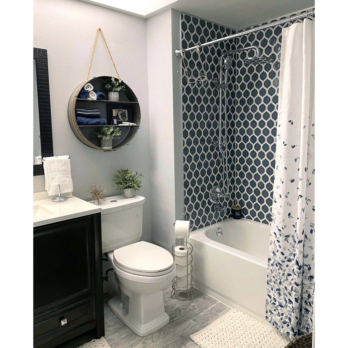 Emser Tile - Diva 10 in. x 12 in. Glazed Ceramic Mosaic - Chronos Room Scene