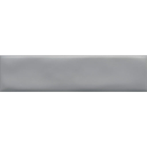 Emser Tile - Estasi 3 in. x 12 in. Glazed Ceramic Tile - Silver Glossy
